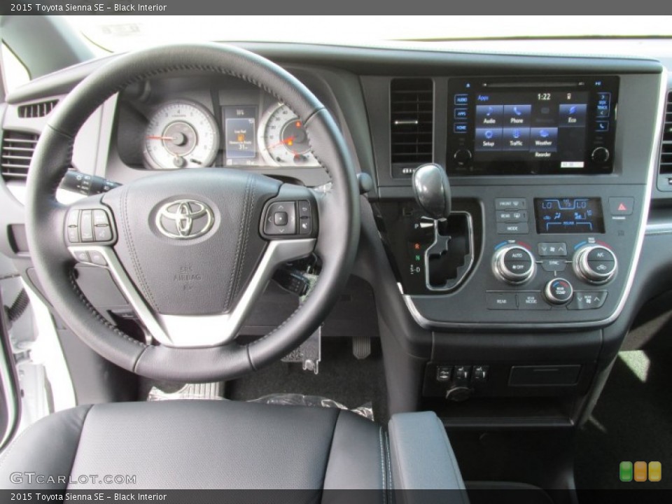 Black Interior Dashboard for the 2015 Toyota Sienna SE #100156468