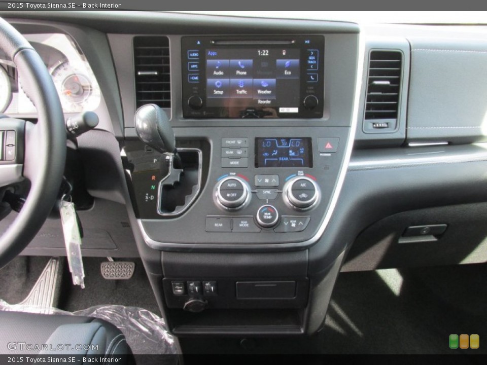Black Interior Controls for the 2015 Toyota Sienna SE #100156474
