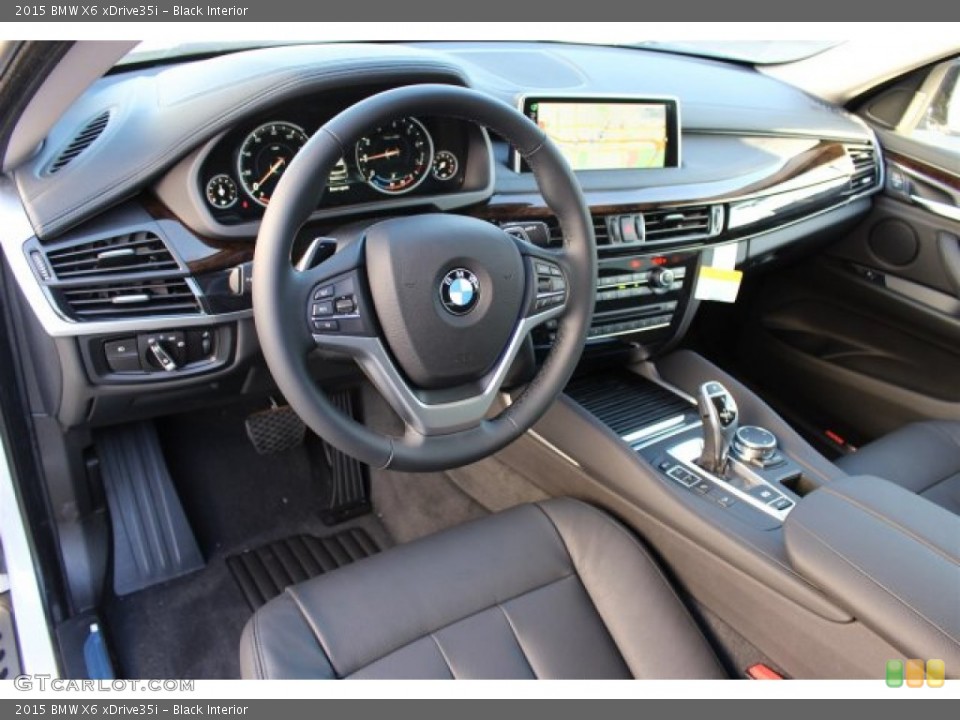 Black Interior Photo for the 2015 BMW X6 xDrive35i #100158438