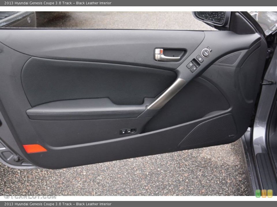 Black Leather Interior Door Panel for the 2013 Hyundai Genesis Coupe 3.8 Track #100159176