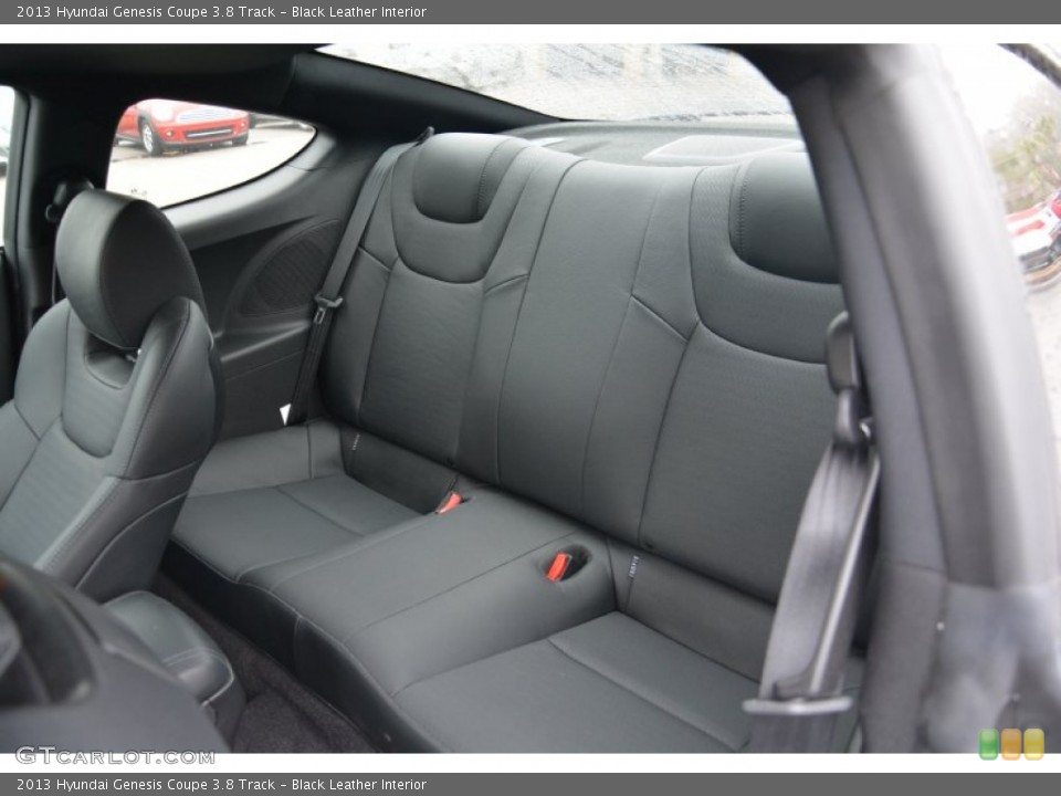 Black Leather Interior Rear Seat for the 2013 Hyundai Genesis Coupe 3.8 Track #100159199