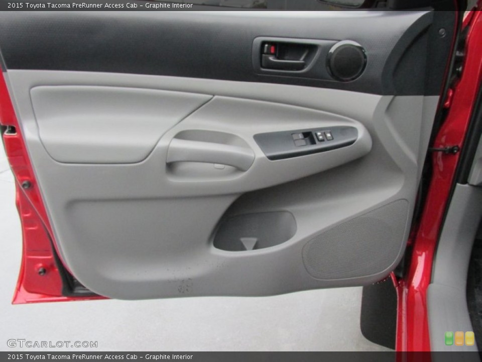 Graphite Interior Door Panel for the 2015 Toyota Tacoma PreRunner Access Cab #100161447
