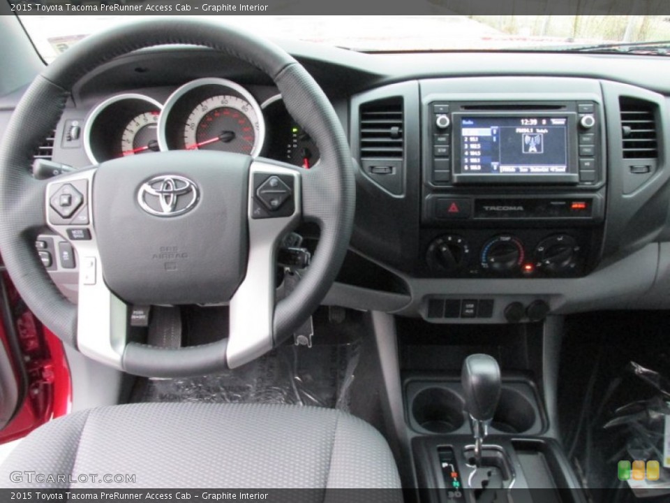 Graphite Interior Dashboard for the 2015 Toyota Tacoma PreRunner Access Cab #100161546