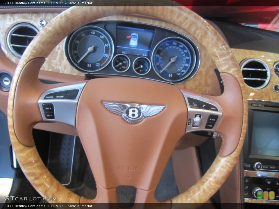 Saddle Interior Steering Wheel for the 2014 Bentley Continental GTC V8 S #100161996