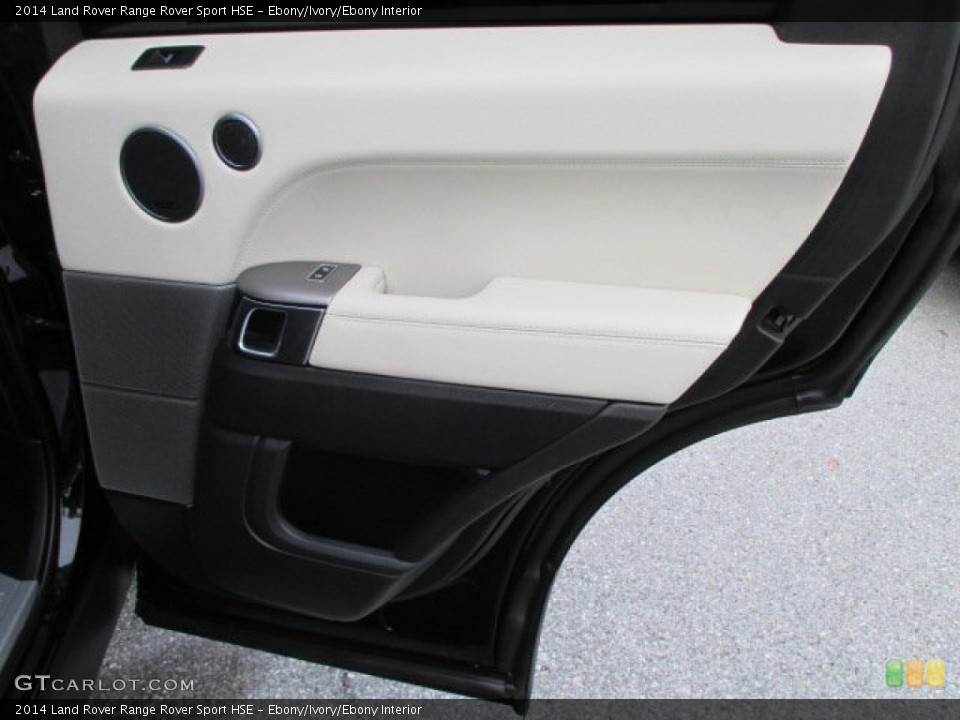 Ebony/Ivory/Ebony Interior Door Panel for the 2014 Land Rover Range Rover Sport HSE #100162392