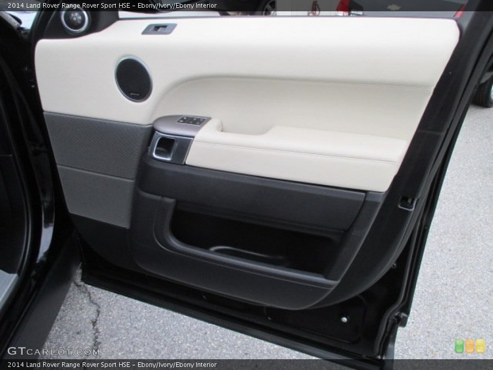 Ebony/Ivory/Ebony Interior Door Panel for the 2014 Land Rover Range Rover Sport HSE #100162416