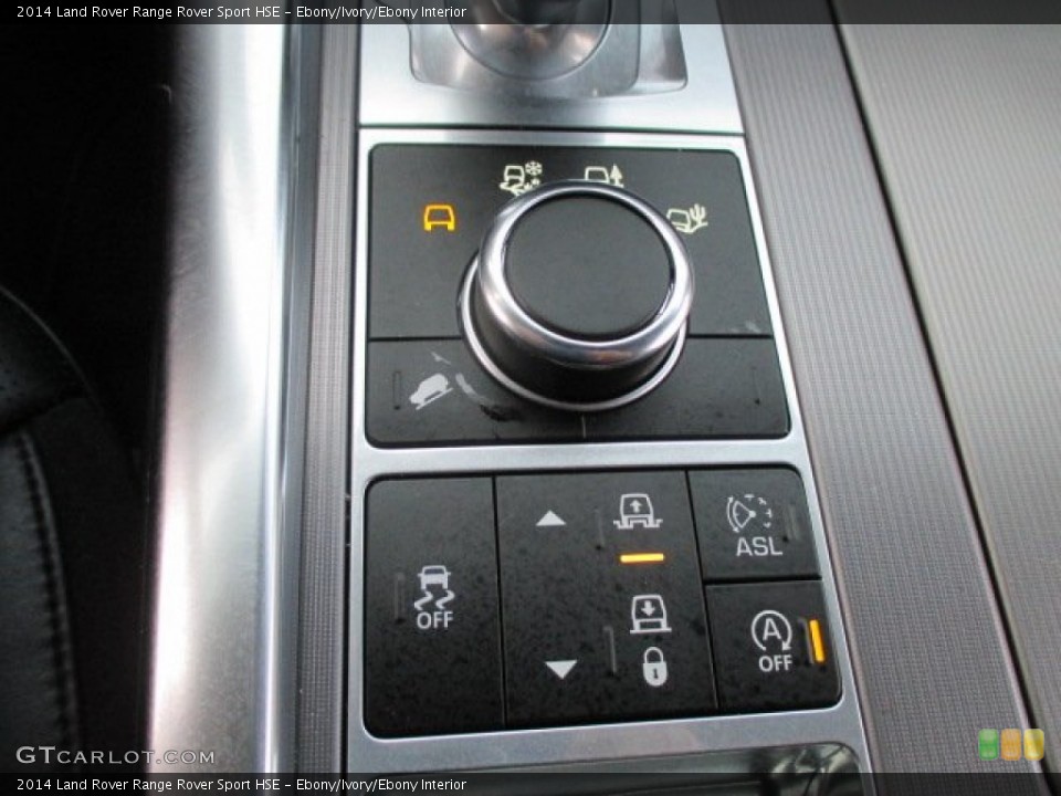Ebony/Ivory/Ebony Interior Controls for the 2014 Land Rover Range Rover Sport HSE #100163049
