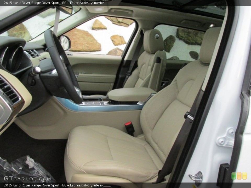 Espresso/Ivory 2015 Land Rover Range Rover Sport Interiors