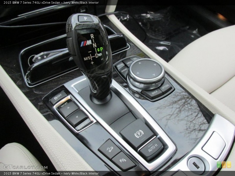 Ivory White/Black Interior Transmission for the 2015 BMW 7 Series 740Li xDrive Sedan #100165272