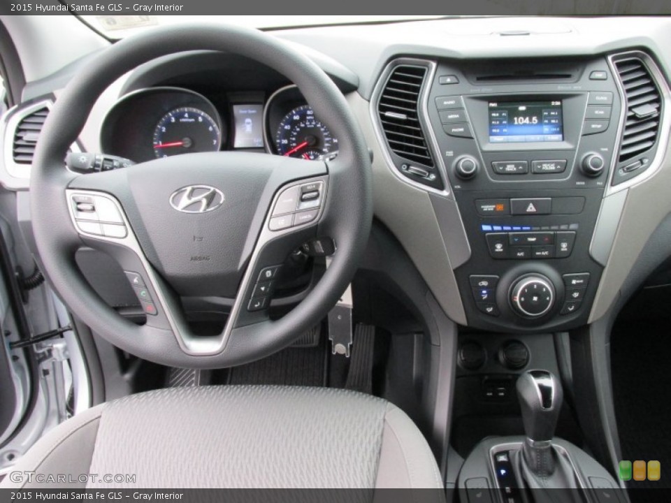 Gray Interior Dashboard for the 2015 Hyundai Santa Fe GLS #100165785