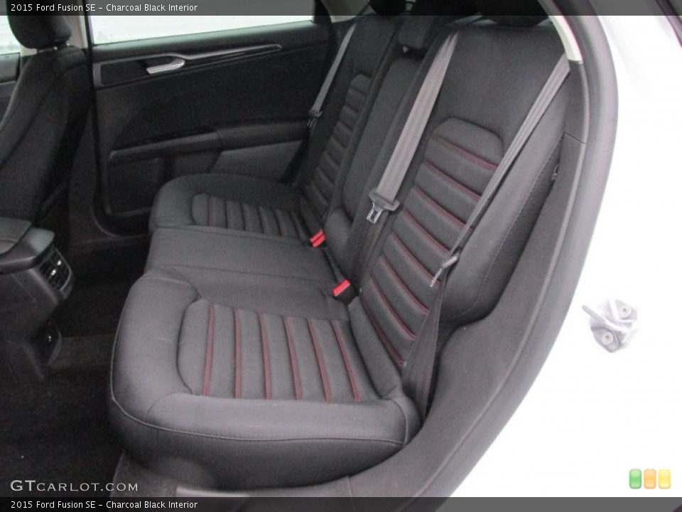 Charcoal Black Interior Rear Seat for the 2015 Ford Fusion SE #100168080