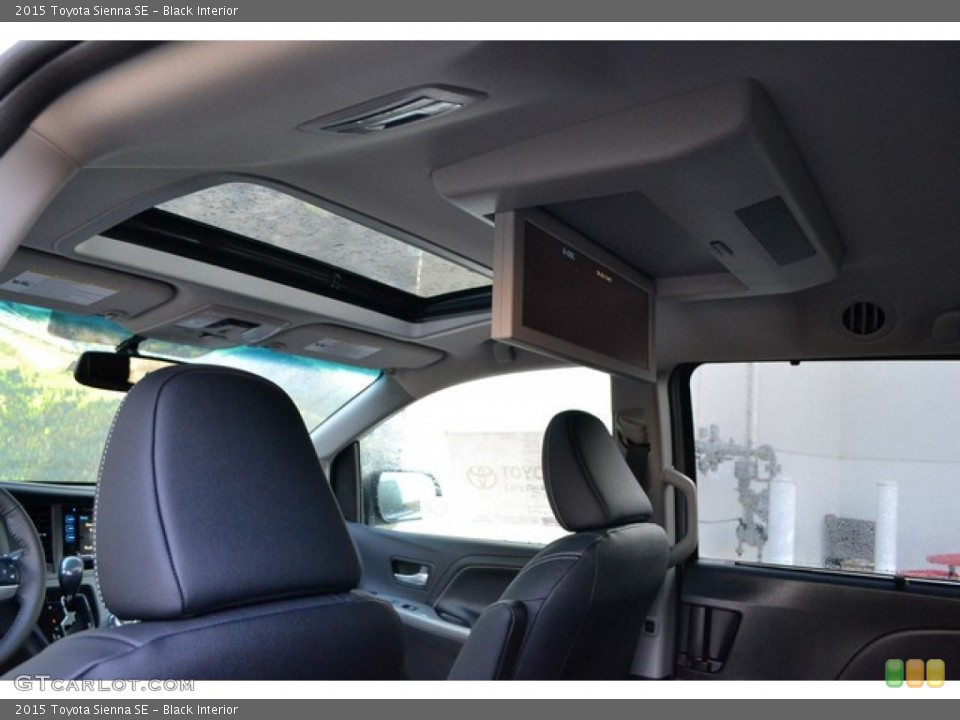 Black Interior Entertainment System for the 2015 Toyota Sienna SE #100168341
