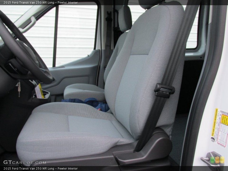 Pewter Interior Front Seat for the 2015 Ford Transit Van 250 MR Long #100169713