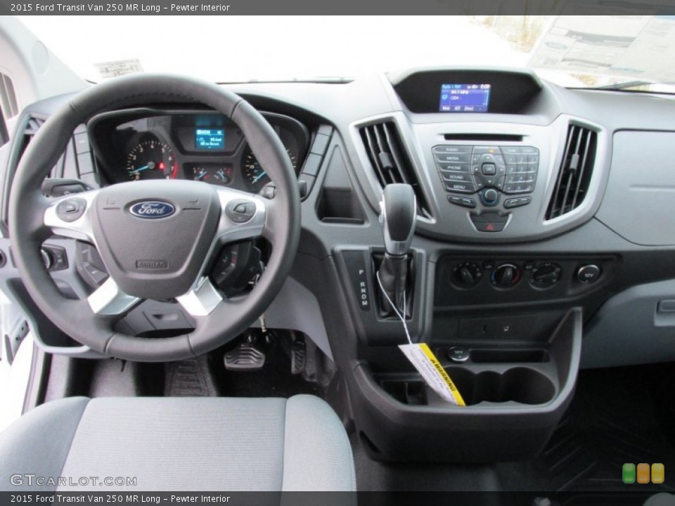 Pewter Interior Dashboard for the 2015 Ford Transit Van 250 MR Long #100169766