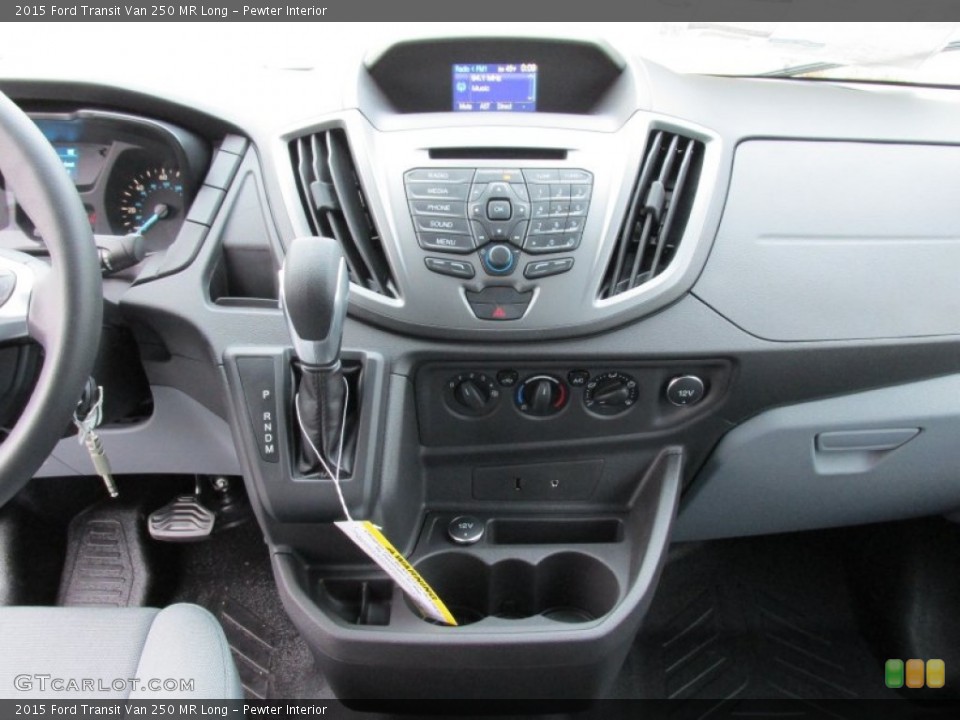 Pewter Interior Controls for the 2015 Ford Transit Van 250 MR Long #100169791