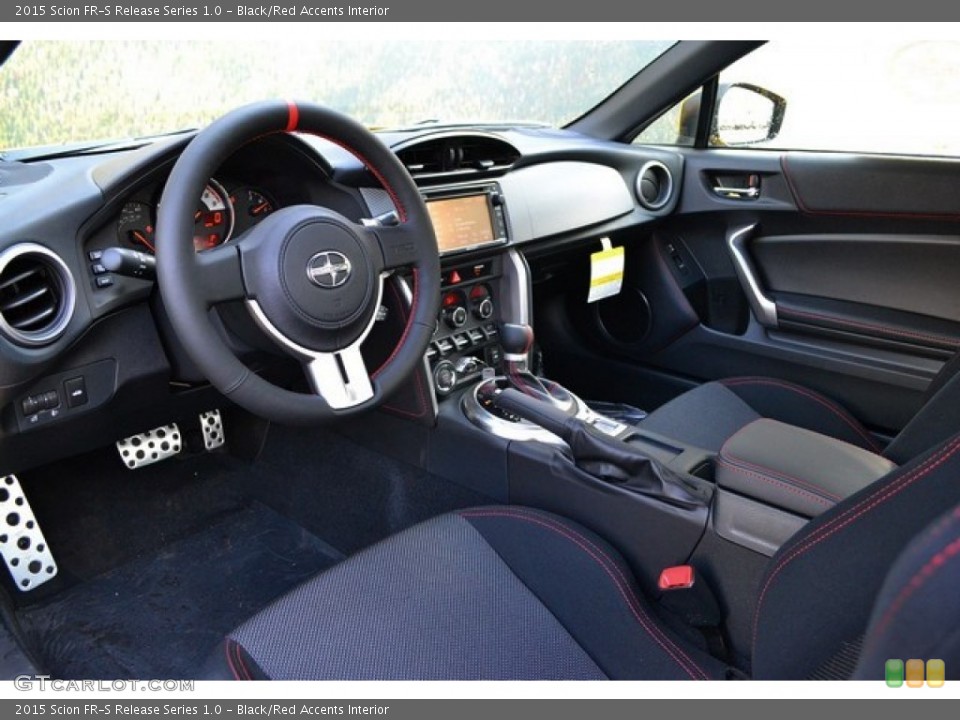 Black/Red Accents Interior Prime Interior for the 2015 Scion FR-S Release Series 1.0 #100170222