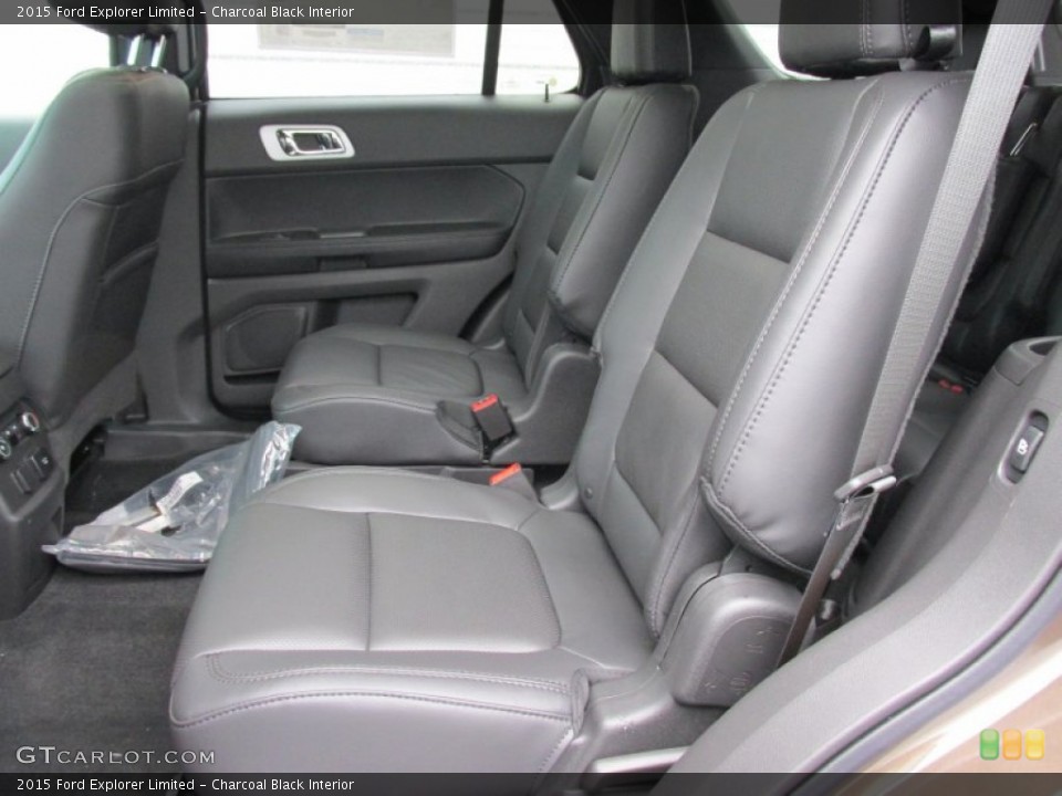 Charcoal Black Interior Rear Seat for the 2015 Ford Explorer Limited #100172820