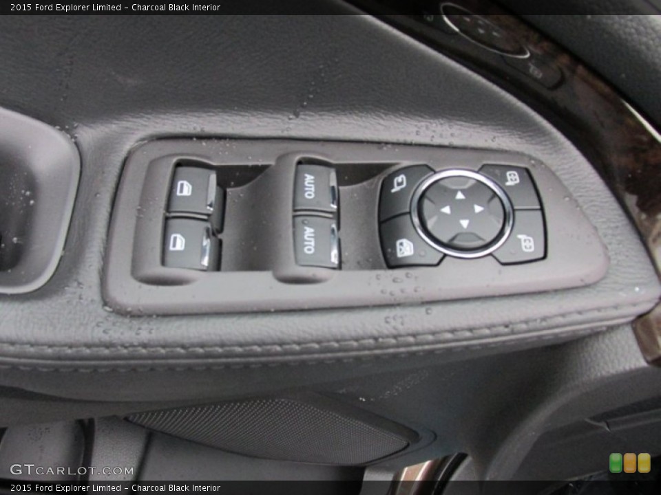 Charcoal Black Interior Controls for the 2015 Ford Explorer Limited #100172889