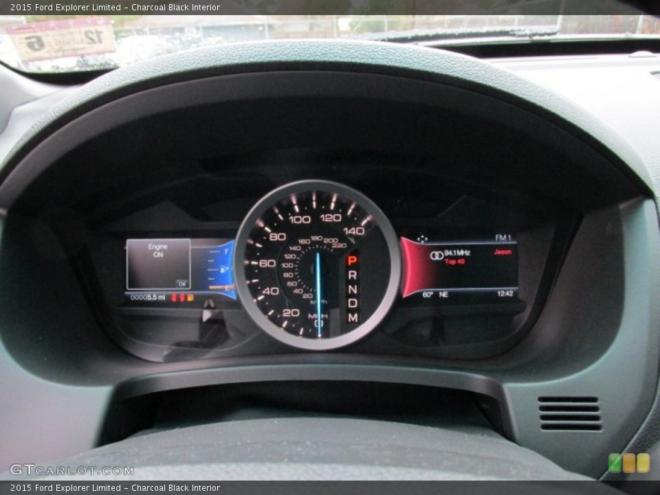 Charcoal Black Interior Gauges for the 2015 Ford Explorer Limited #100173114