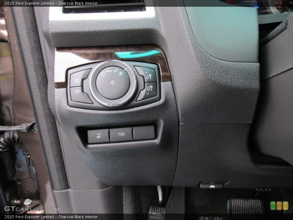 Charcoal Black Interior Controls for the 2015 Ford Explorer Limited #100173144