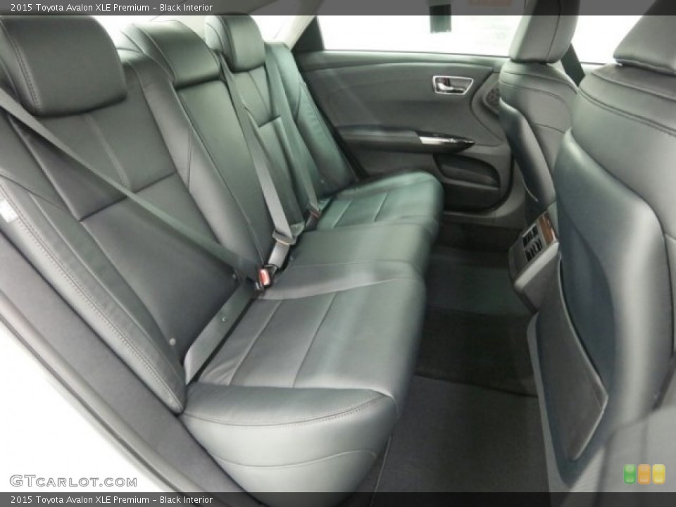 Black Interior Rear Seat for the 2015 Toyota Avalon XLE Premium #100175592