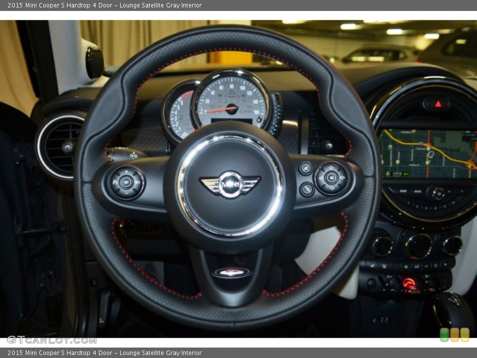 Lounge Satellite Gray Interior Steering Wheel for the 2015 Mini Cooper S Hardtop 4 Door #100176075