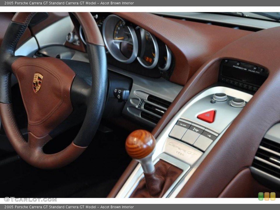 Ascot Brown Interior Controls for the 2005 Porsche Carrera GT  #10017787