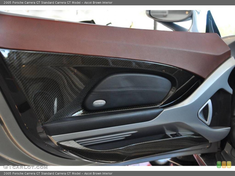 Ascot Brown Interior Door Panel for the 2005 Porsche Carrera GT  #10017857
