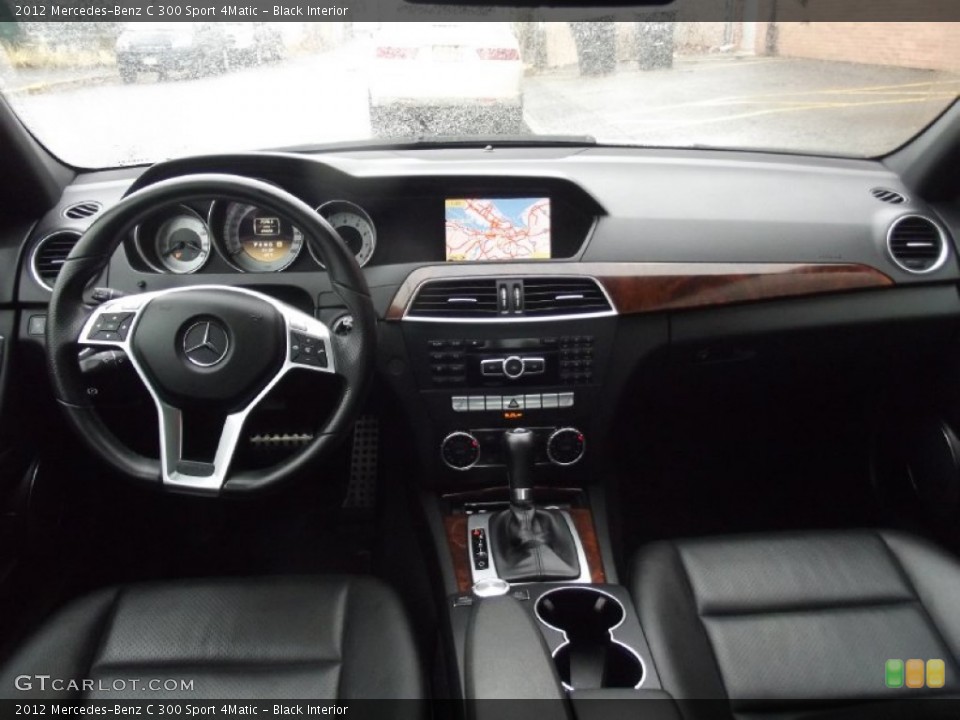 Black Interior Dashboard for the 2012 Mercedes-Benz C 300 Sport 4Matic #100182393