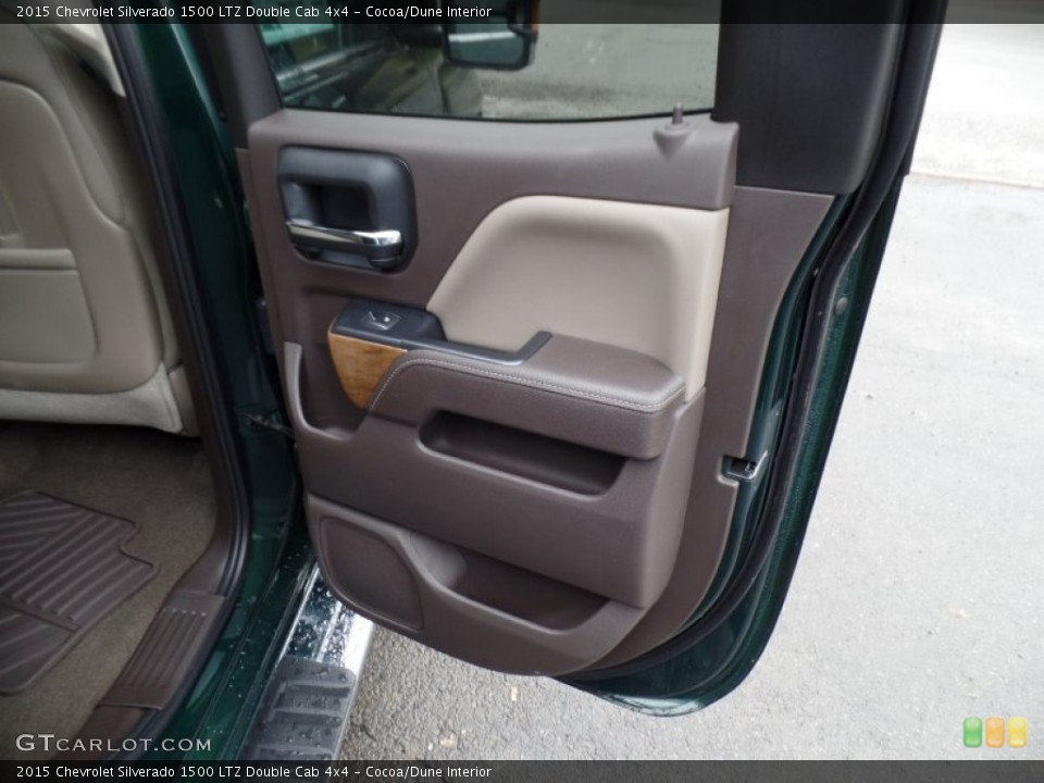 Cocoa/Dune Interior Door Panel for the 2015 Chevrolet Silverado 1500 LTZ Double Cab 4x4 #100200377