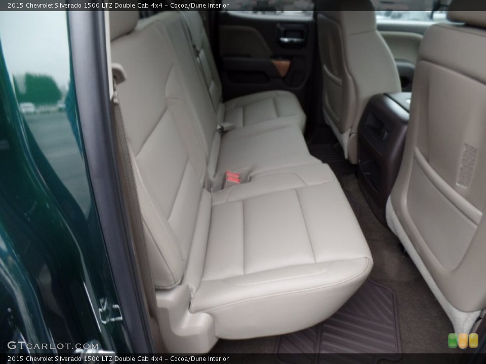 Cocoa/Dune Interior Rear Seat for the 2015 Chevrolet Silverado 1500 LTZ Double Cab 4x4 #100200398