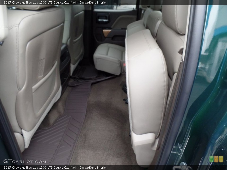 Cocoa/Dune Interior Rear Seat for the 2015 Chevrolet Silverado 1500 LTZ Double Cab 4x4 #100200467