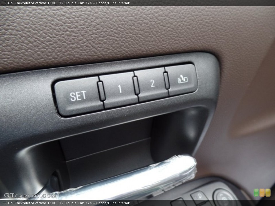 Cocoa/Dune Interior Controls for the 2015 Chevrolet Silverado 1500 LTZ Double Cab 4x4 #100200548