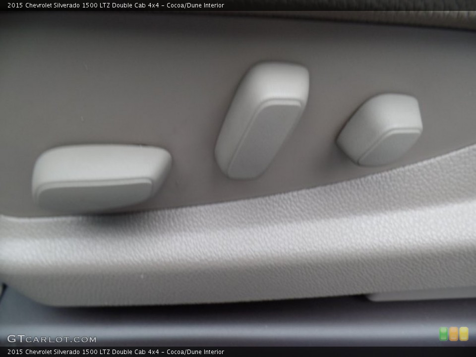 Cocoa/Dune Interior Controls for the 2015 Chevrolet Silverado 1500 LTZ Double Cab 4x4 #100200587