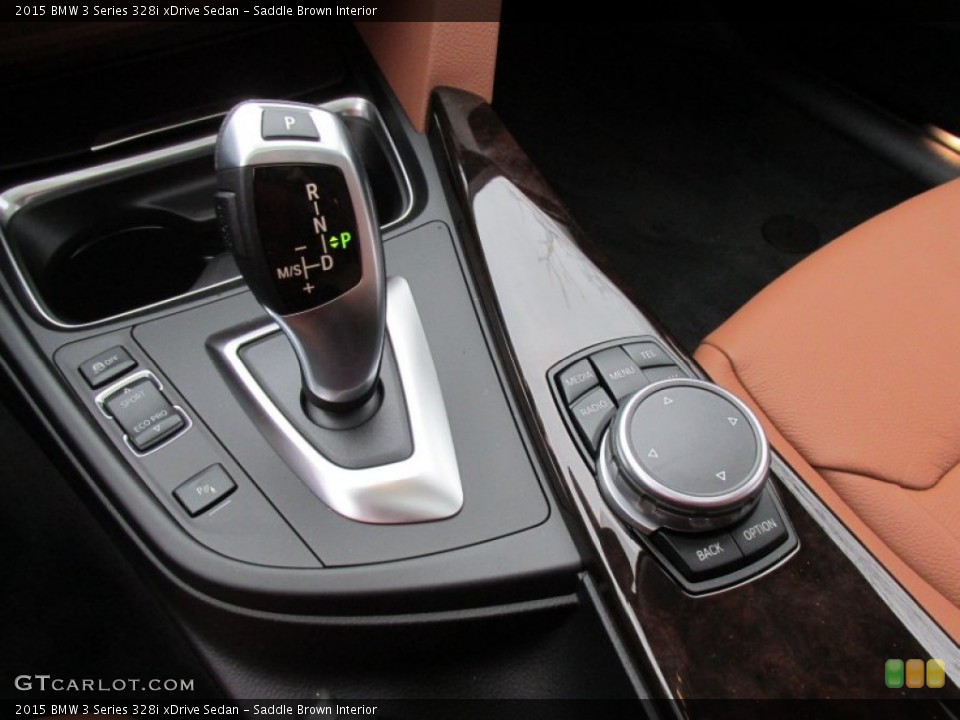 Saddle Brown Interior Transmission for the 2015 BMW 3 Series 328i xDrive Sedan #100200854