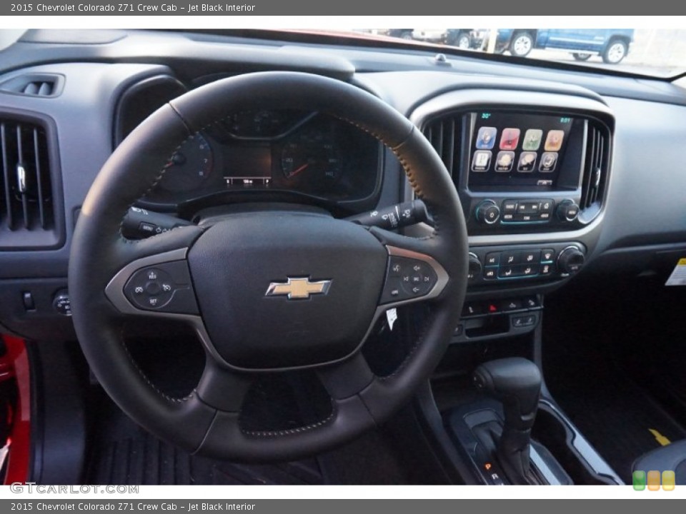 Jet Black Interior Dashboard for the 2015 Chevrolet Colorado Z71 Crew Cab #100214366