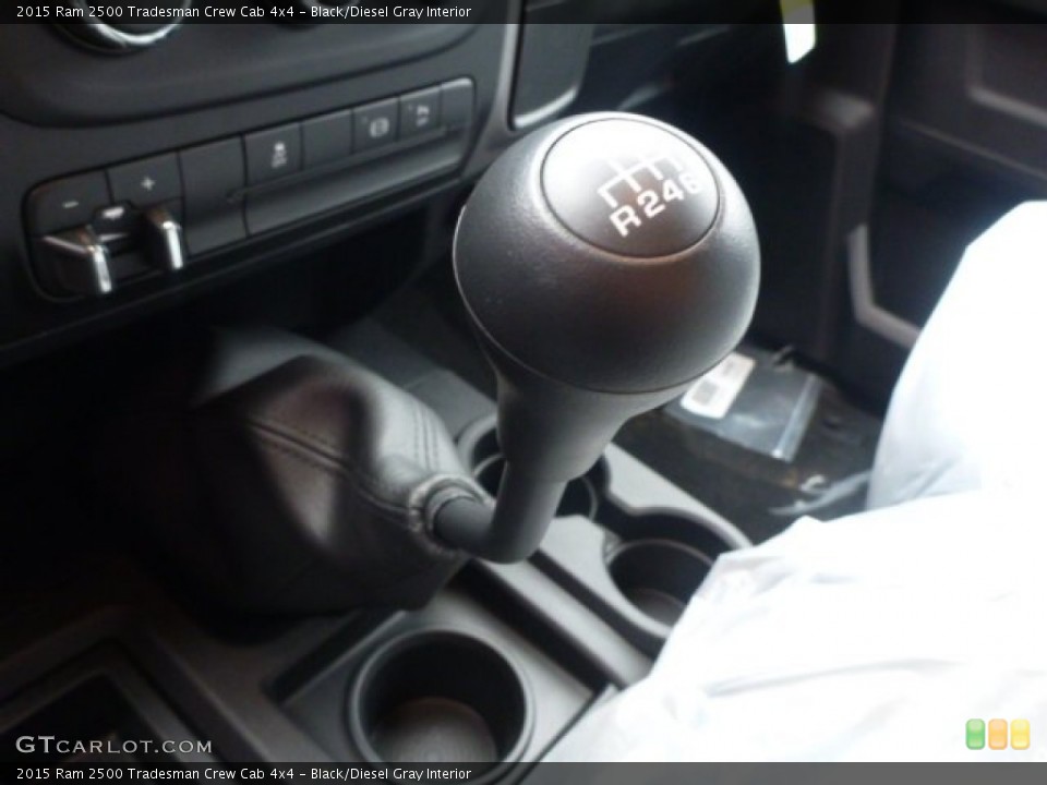Black/Diesel Gray Interior Transmission for the 2015 Ram 2500 Tradesman Crew Cab 4x4 #100223945
