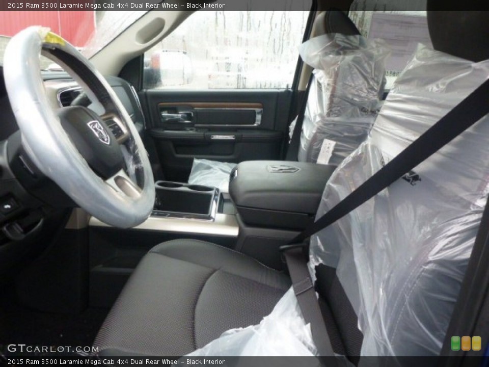 Black Interior Photo for the 2015 Ram 3500 Laramie Mega Cab 4x4 Dual Rear Wheel #100224209