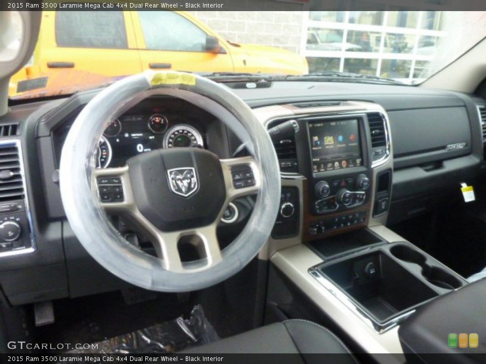 Black Interior Dashboard for the 2015 Ram 3500 Laramie Mega Cab 4x4 Dual Rear Wheel #100224248