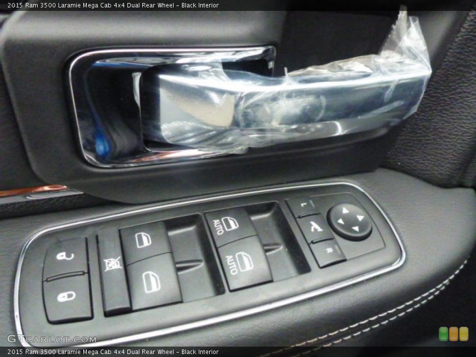 Black Interior Controls for the 2015 Ram 3500 Laramie Mega Cab 4x4 Dual Rear Wheel #100224263