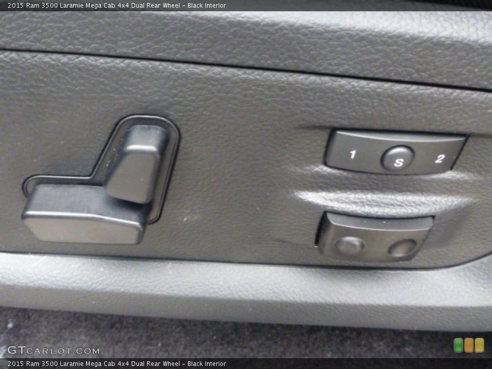 Black Interior Controls for the 2015 Ram 3500 Laramie Mega Cab 4x4 Dual Rear Wheel #100224287