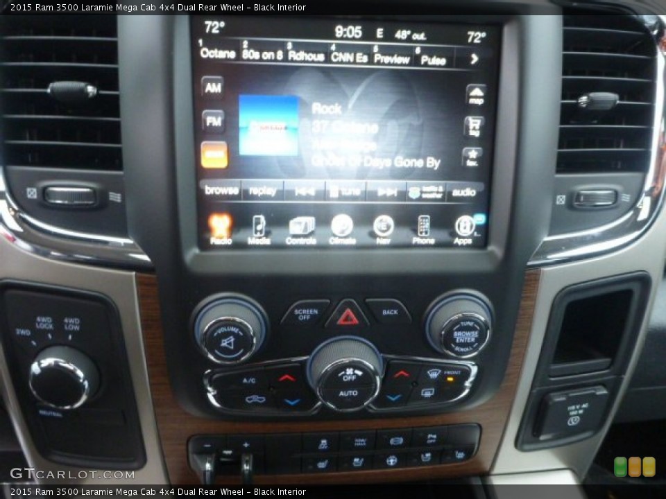 Black Interior Controls for the 2015 Ram 3500 Laramie Mega Cab 4x4 Dual Rear Wheel #100224356