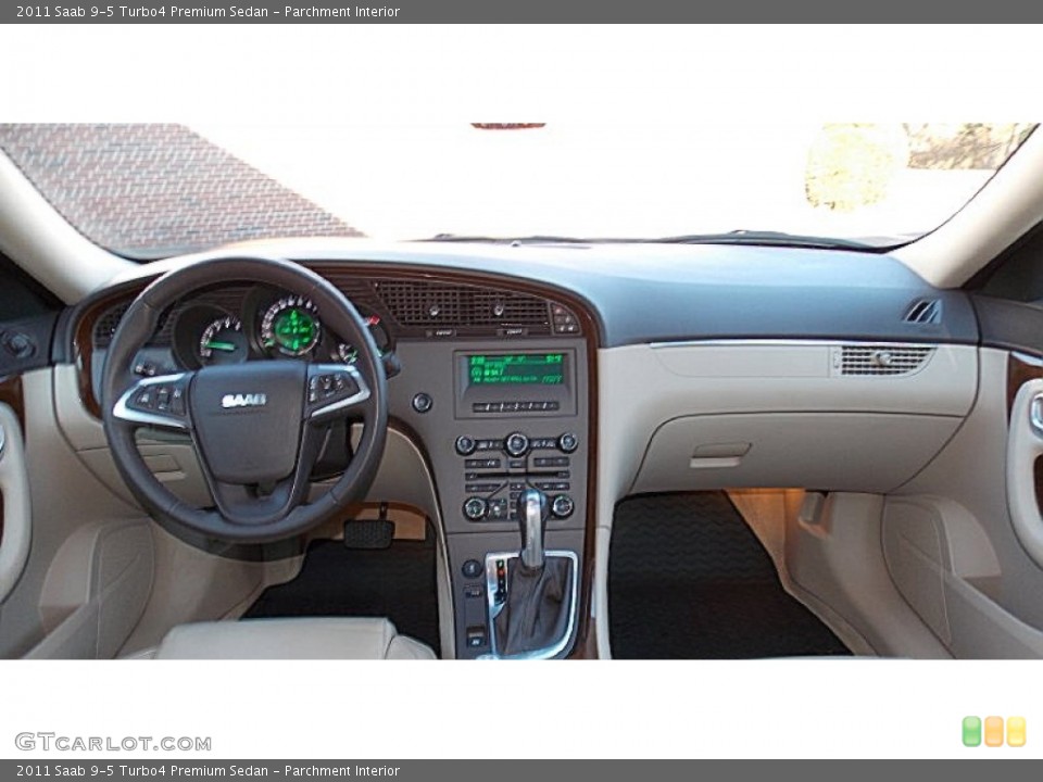 Parchment Interior Dashboard for the 2011 Saab 9-5 Turbo4 Premium Sedan #100229117