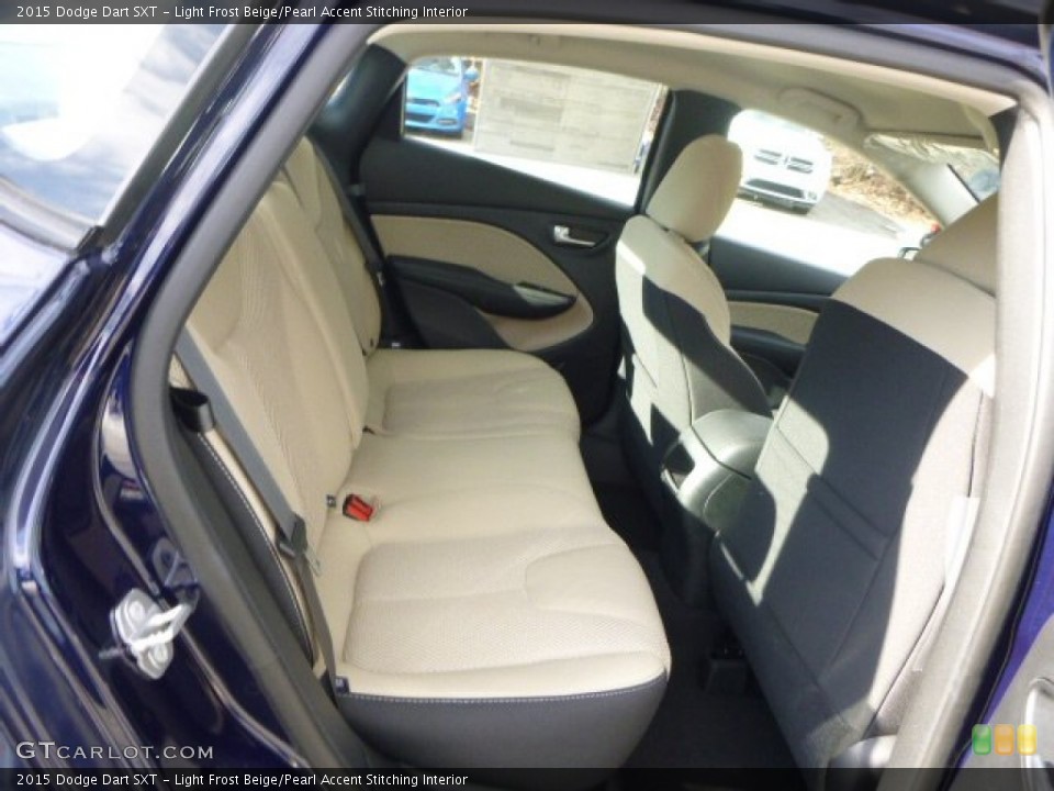Light Frost Beige/Pearl Accent Stitching Interior Rear Seat for the 2015 Dodge Dart SXT #100233173