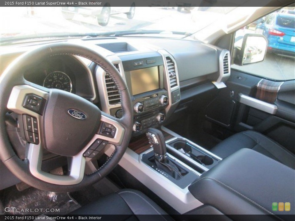 Black Interior Photo for the 2015 Ford F150 Lariat SuperCrew 4x4 #100234538