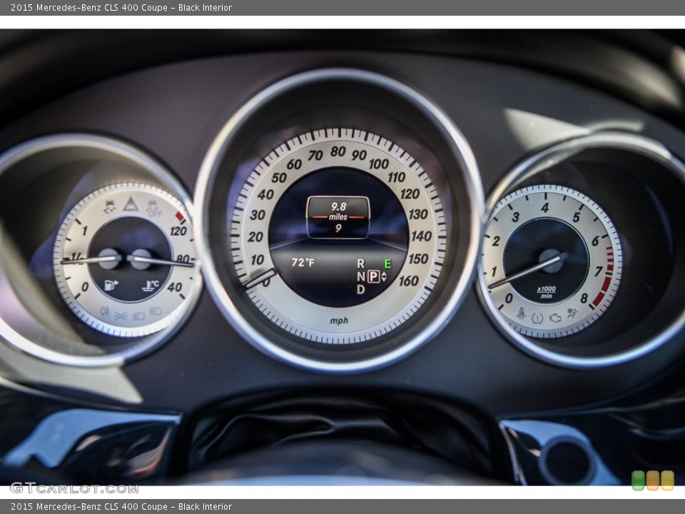 Black Interior Gauges for the 2015 Mercedes-Benz CLS 400 Coupe #100238264