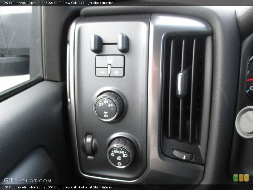 Jet Black Interior Controls for the 2015 Chevrolet Silverado 2500HD LT Crew Cab 4x4 #100240880