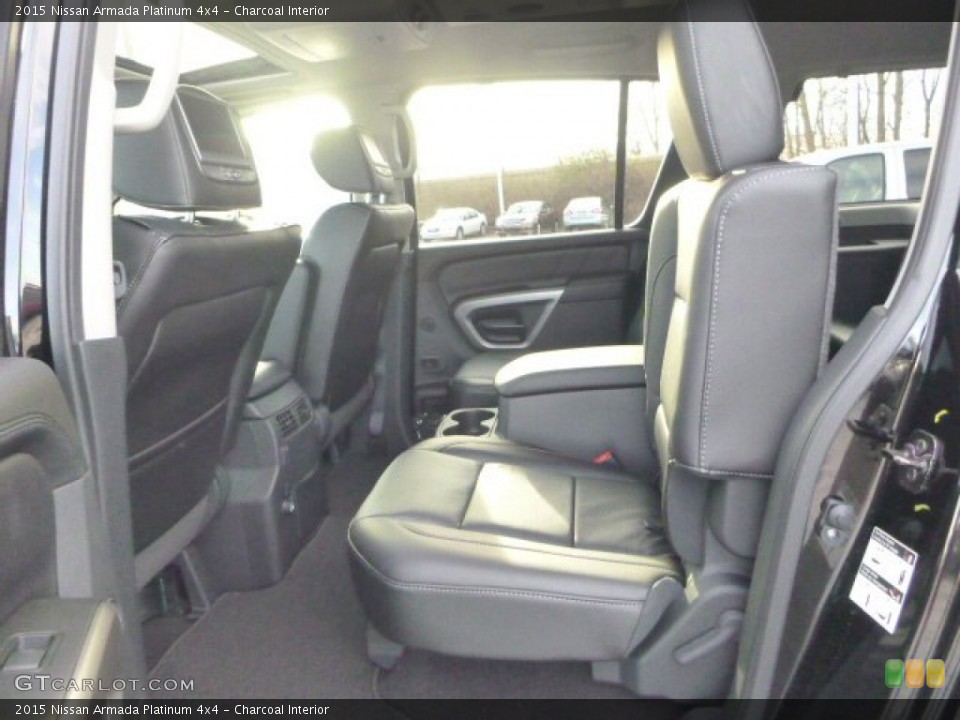 Charcoal Interior Rear Seat for the 2015 Nissan Armada Platinum 4x4 #100241576