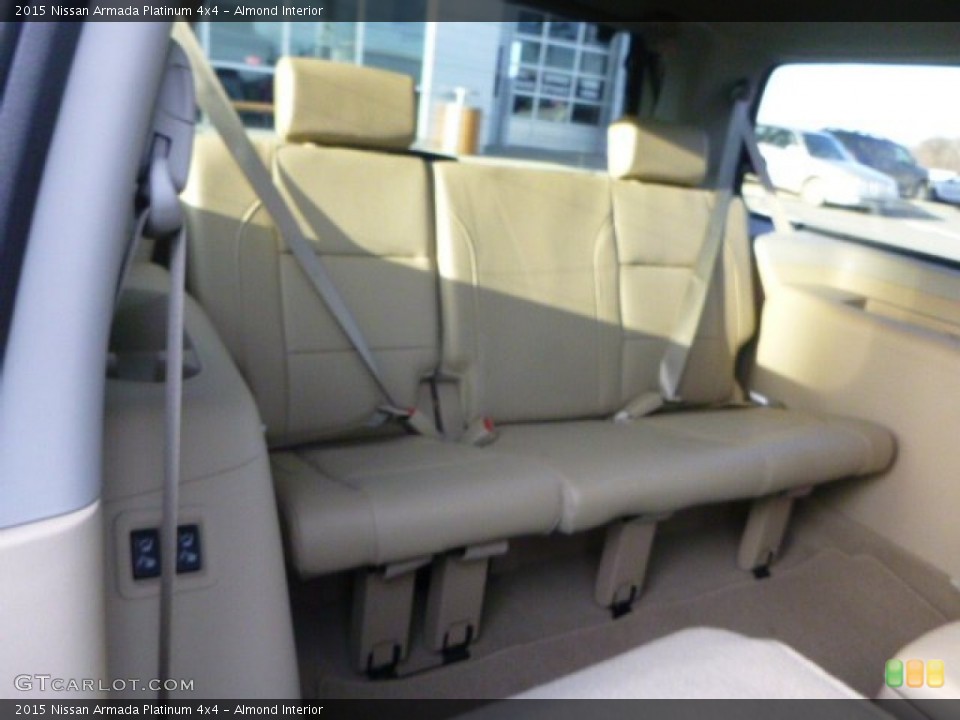 Almond Interior Rear Seat for the 2015 Nissan Armada Platinum 4x4 #100241795
