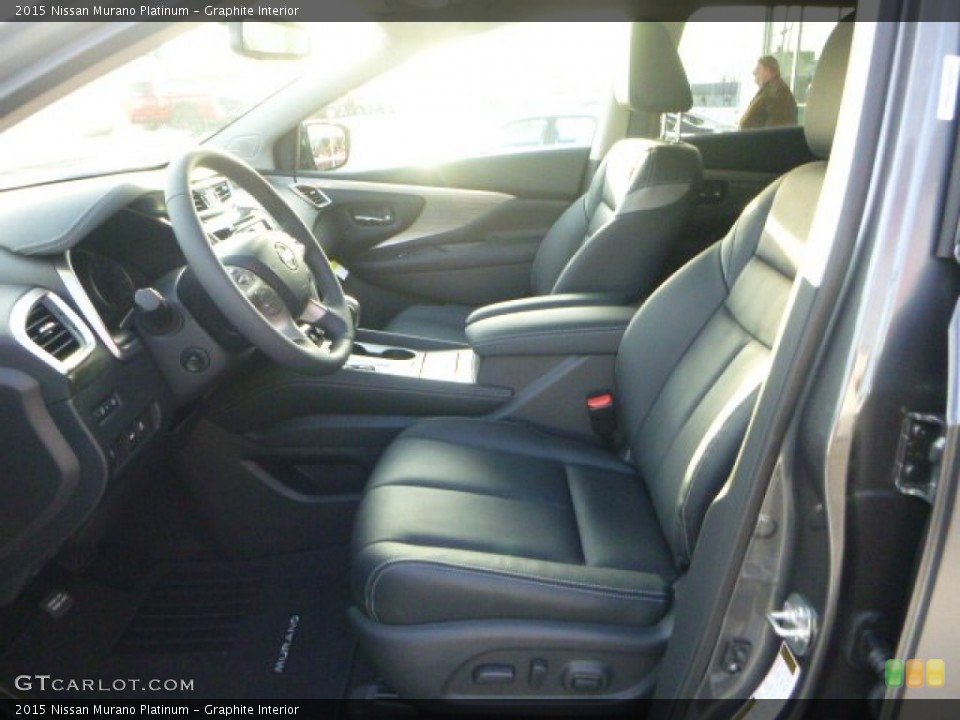 Graphite Interior Front Seat for the 2015 Nissan Murano Platinum #100242158
